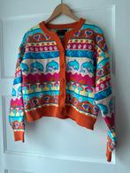 Superleuk gebreid kleurrijk vest hart paddestoel Asos XS S, Ophalen of Verzenden, Zo goed als nieuw