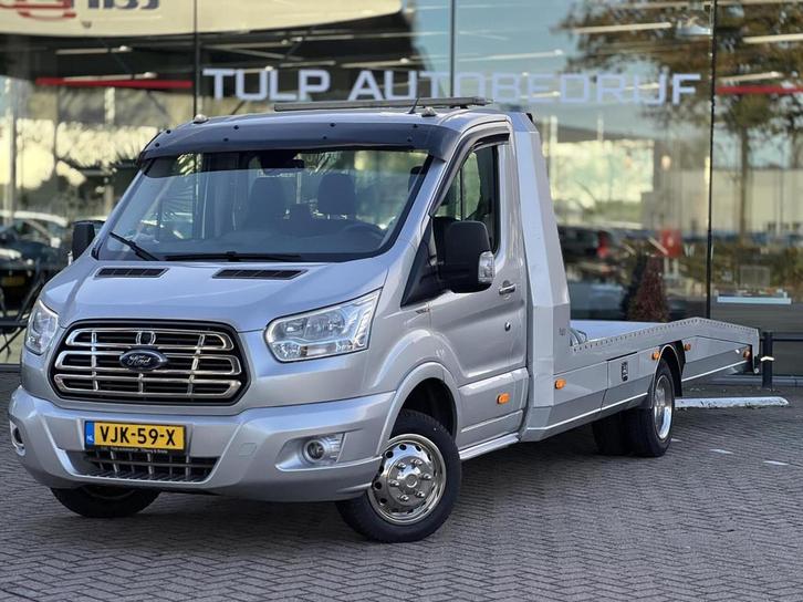 Ford Transit 350 2.0 TDCI L4H1 AWD Nette Oprijwagen Marge Lu, Auto's, Bestelauto's, Bedrijf, Te koop, ABS, Airconditioning, Alarm
