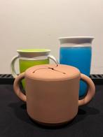 1x Mushie snack cup 2x Munchkin beker, Ophalen of Verzenden, Zo goed als nieuw, Overige typen