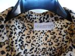 NIEUW dierenprint BLOUSE mariette 46 -GRATIS zend, Kleding | Dames, Verzenden, Nieuw, Maat 46/48 (XL) of groter, Bruin