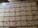 Dag/maandplan-bord magenetisch +magneet 350 st, Verzenden, Zo goed als nieuw, Magneetbord