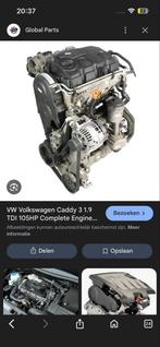 Gezocht: VAG 1.9 TDI Complete Auto (Schade OK), Auto-onderdelen, Motor en Toebehoren, Ophalen, Gebruikt