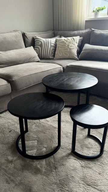 Salon tafeltjes set 3 stuks GOOSSENS