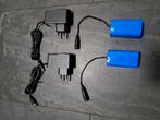2 stuks 7.4V 12800 mah voerboot accu's met laders, Ophalen of Verzenden, Nieuw, Overige typen