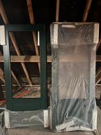 Dubbele landelijke tuindeur, Ophalen, 215 cm of meer, Glas, Buitendeur