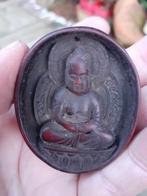 Amulet van Boeddha, gemerkt op de achterzijde, Ophalen of Verzenden