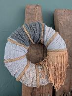 Wollen krans winter vibe deurhanger decoratie, Ophalen of Verzenden, Zo goed als nieuw