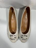 Gabor, maat 40,5 Witte ballerina's met subtiele glans., Kleding | Dames, Verzenden, Wit, Gabor, Ballerina's