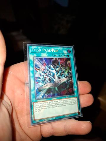 Toon Page-Flip  BLCR  Secret Rare  beschikbaar voor biedingen