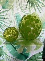 2 Ikea Knubbig tafellampen, Ophalen of Verzenden, Gebruikt, Glas, Minder dan 50 cm