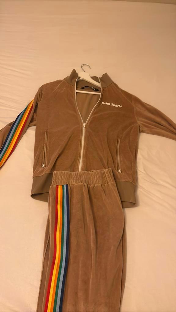 Palm Angels trainingspak, Kleding | Heren, Sportkleding, Nieuw, Maat 52/54 (L), Beige, Ophalen of Verzenden