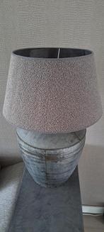Nieuwe Grote Zinken Lamp met Grijze Kap, Ophalen, Nieuw, Metaal, Modern