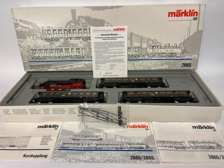 *NIEUW* Märklin 2865 Treinset BR 75 stoomloc met 3 rijtuigen, Hobby en Vrije tijd, Modeltreinen | H0, Nieuw, Treinset, Wisselstroom