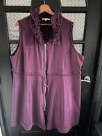 Zwarte en paars/roze hes miss Etam katoen maat 52, Kleding | Dames, Grote Maten, Ophalen of Verzenden, Zo goed als nieuw, Paars