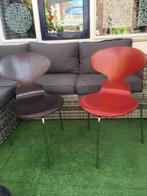 2 Fritz Hansen Ant Chair, vintage., Ophalen, Gebruikt, Overige kleuren, Twee