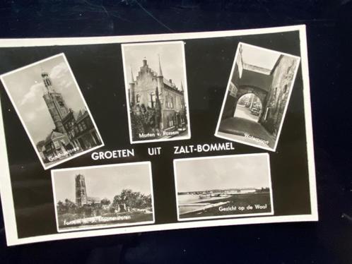 Oude ansichtkaart van Zaltbommel (jaren 30), Verzamelen, Ansichtkaarten | Nederland, Ongelopen, Gelderland, 1920 tot 1940, Ophalen of Verzenden
