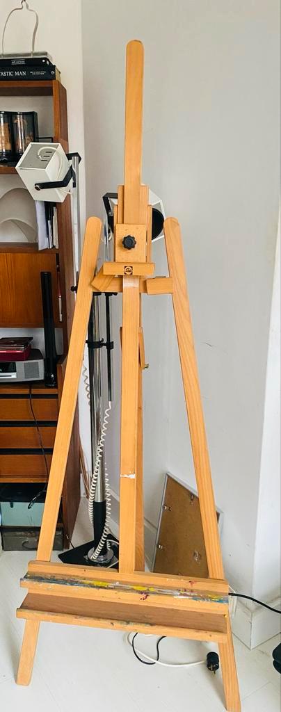 Mooie stevige Talens 3 poot ezel - Schildersezel, Hobby en Vrije tijd, Schilderen, Gebruikt, Ezel, Ophalen of Verzenden