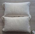 2 beige creme kussens van Ikea, Huis en Inrichting, Ophalen of Verzenden, Zo goed als nieuw, Beige, Rechthoekig
