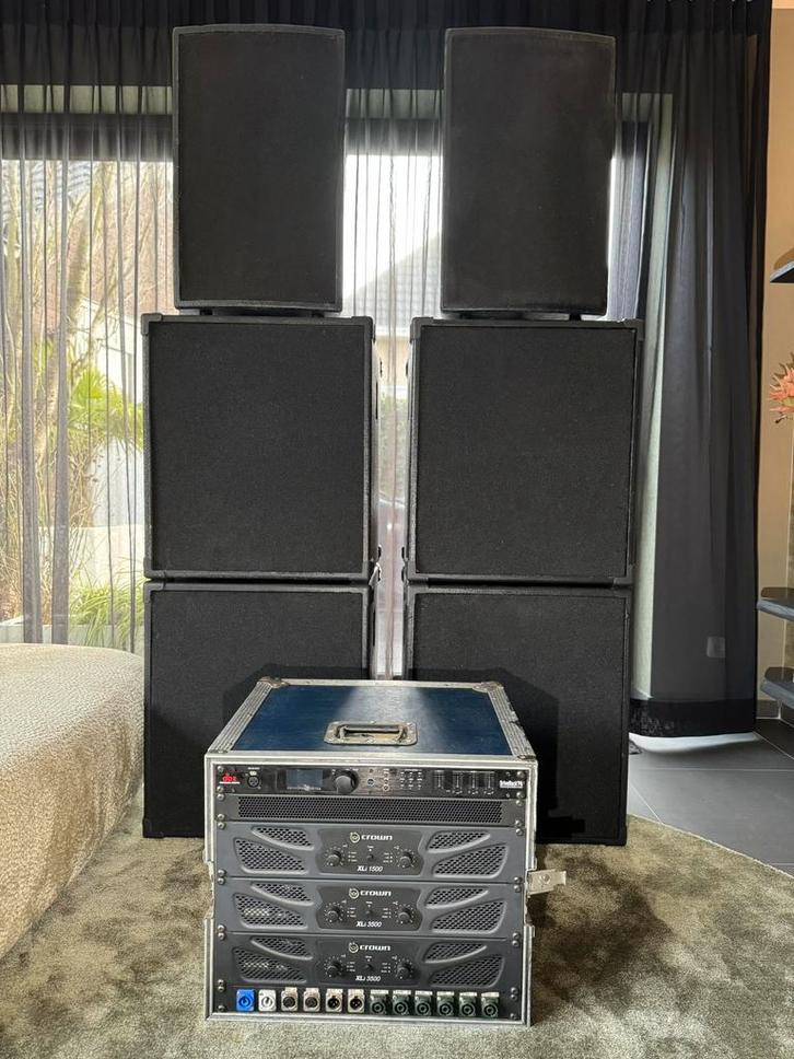 Geluidsinstallaties - Seeburg - LD-systems - Dynacord - LEM, Audio, Tv en Foto, Luidsprekers, Zo goed als nieuw, 120 watt of meer