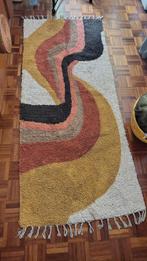 70s look tufted vloerkleed Kwantum vintage look, Gebruikt, Seventies, Wit, 150 tot 200 cm