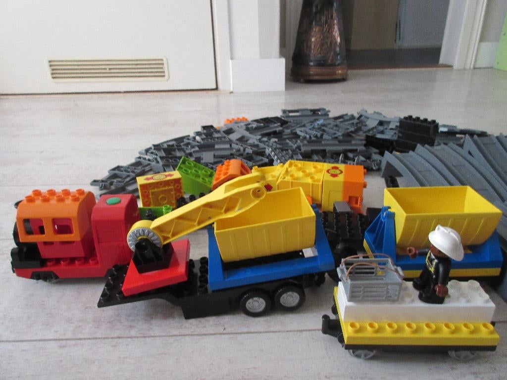Duplo Luxe treinset 10508, Kinderen en Baby's, Speelgoed | Duplo en Lego, Ophalen of Verzenden, Zo goed als nieuw, Complete set