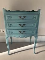 Brocante ladekastje, Ophalen, 50 tot 100 cm, Zo goed als nieuw, 3 of 4 laden