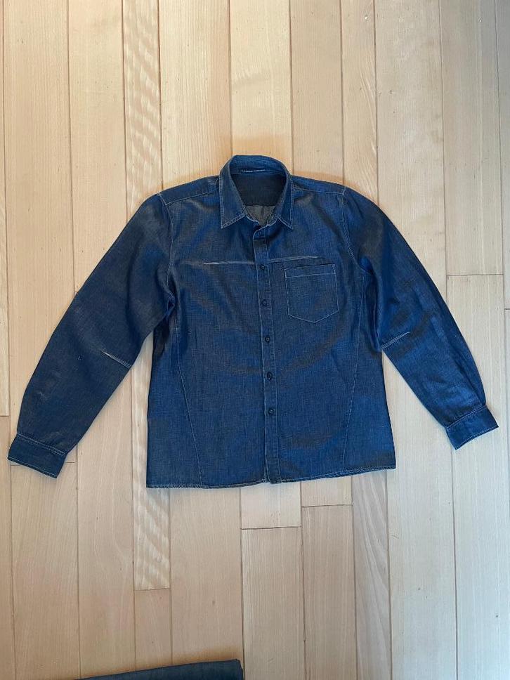 Francois Girbaud - Chambray shirt (Size M/L), Kleding | Heren, Spijkerbroeken en Jeans, Nieuw, Overige jeansmaten, Blauw, Verzenden