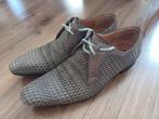 Magnanni schoenen leer suede veterschoenen maat 43, Kleding | Heren, Overige kleuren, Ophalen of Verzenden, Magnanni, Gedragen