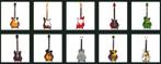 Taylor Swift zittend zwarte miniatuur gitaar van hout deco, Info@deconoord.nl, Deco Noord, Nieuw, Ophalen of Verzenden
