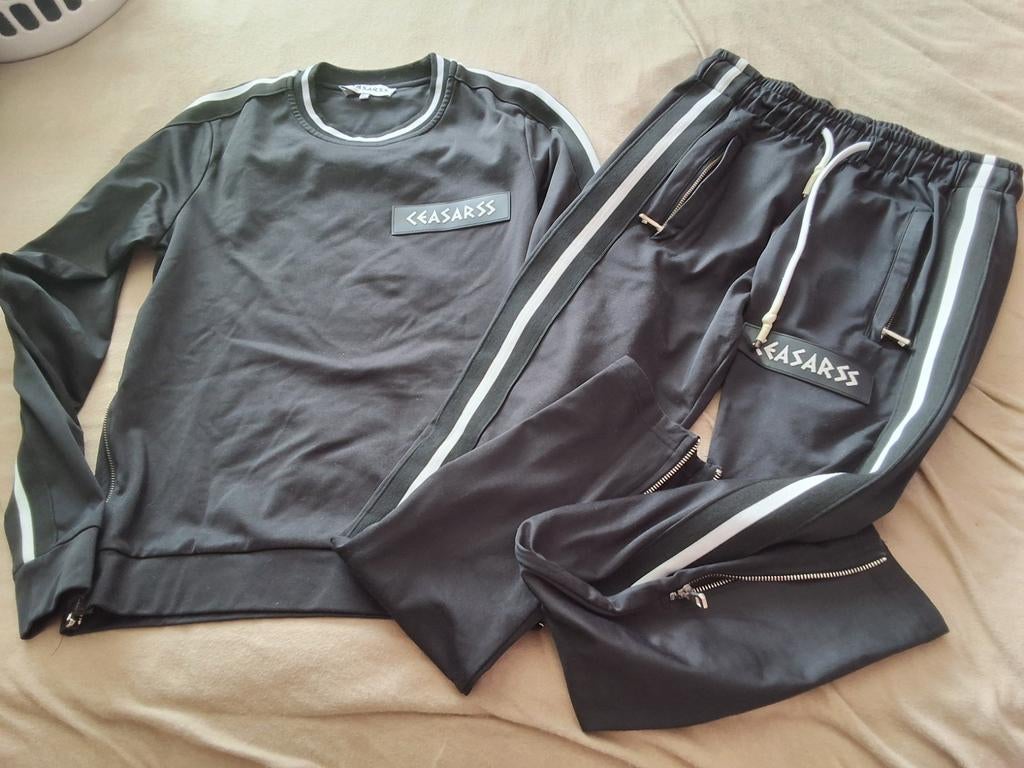 Heren set ceasarss maat XS, Kleding | Heren, Sportkleding, Ophalen of Verzenden, Zo goed als nieuw, Zwart