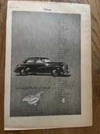 Wolseley originele advertentie 1951 vintage, Ophalen of Verzenden, Gelezen, Overige merken