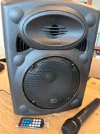 Karaoke set met draadloze microfoon en krachtige speaker, Ophalen of Verzenden, Zo goed als nieuw, Complete set