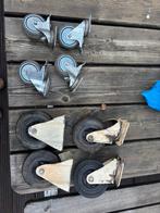 8 zwenkwielen, 4 met Rem, Ophalen of Verzenden, Gebruikt