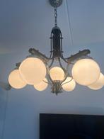 Art Deco Hanglamp met Glazen Bollen, Ophalen