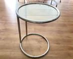 Bijzettafel in Bauhaus / Eileen Gray stijl, Huis en Inrichting, Bauhaus, Eileen Gray, Minder dan 55 cm, Gebruikt, Rond