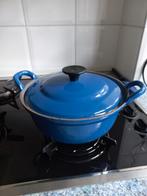 Le Creuset braadpan 20 cm, Ophalen of Verzenden, Zo goed als nieuw, Gietijzer, Koekenpan of Braadpan