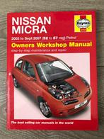 Haynes Manual Nissan Micra K12 2003-2007, Ophalen of Verzenden