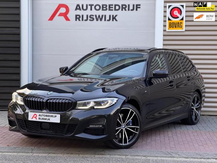 BMW 3-serie Touring 330e High Executive M Seats/Pano/360/HuD, Auto's, BMW, Bedrijf, Te koop, 3-Serie, 360° camera, ABS, Achteruitrijcamera