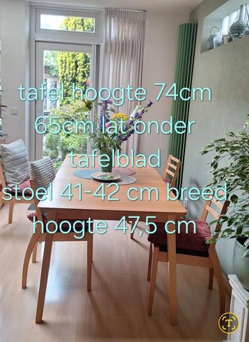 beuken eettafel uitschuifbaar  beschikbaar voor biedingen