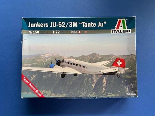 Italeri	150	Junkers Ju-52/3m "Tante Ju"	1/72, Hobby en Vrije tijd, Modelbouw | Vliegtuigen en Helikopters, Nieuw, 1:72 tot 1:144
