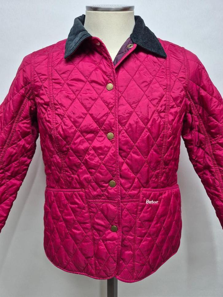 Barbour dames 'Prism Quilt' jas, maat 40, Kleding | Dames, Jassen | Winter, Zo goed als nieuw, Maat 38/40 (M), Rood, Ophalen