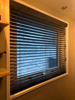 Jaloezie zwart hout, Huis en Inrichting, Stoffering | Gordijnen en Lamellen, Ophalen of Verzenden, Zo goed als nieuw, Zwart, 100 tot 150 cm