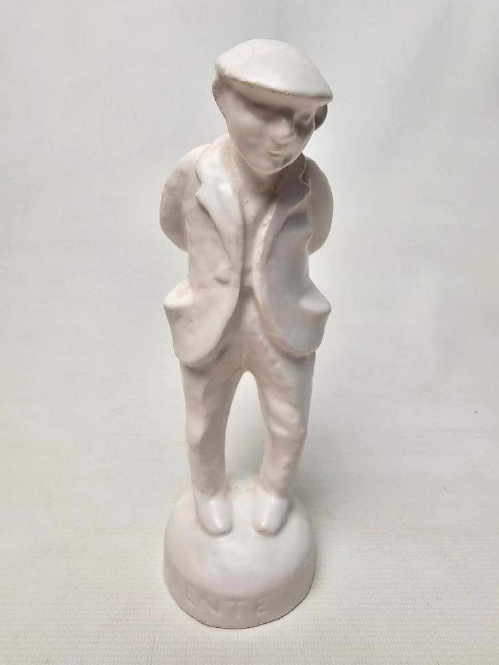 # Contente mens van Richard Bertels Eersel, Antiek en Kunst, Kunst | Beelden en Houtsnijwerken, Ophalen of Verzenden