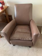 Leren fauteuil te koop in nette staat, Ophalen, Gebruikt, Modern, 50 tot 75 cm