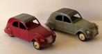 2x Dinky Toys (France) 24T Citroën 2CV, Hobby en Vrije tijd, Modelauto's | 1:43, Verzenden, Gebruikt, Auto, Dinky Toys