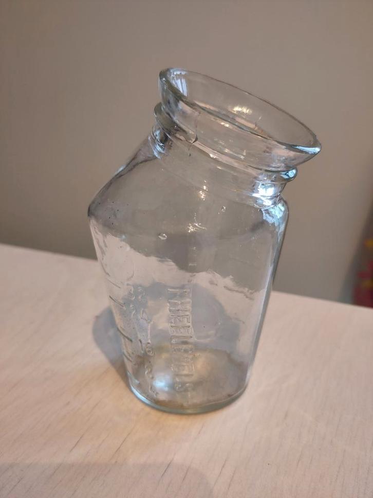 Vintage Maatbeker met Eet- en Theelepel Aanduiding, Antiek en Kunst, Antiek | Glas en Kristal, Ophalen