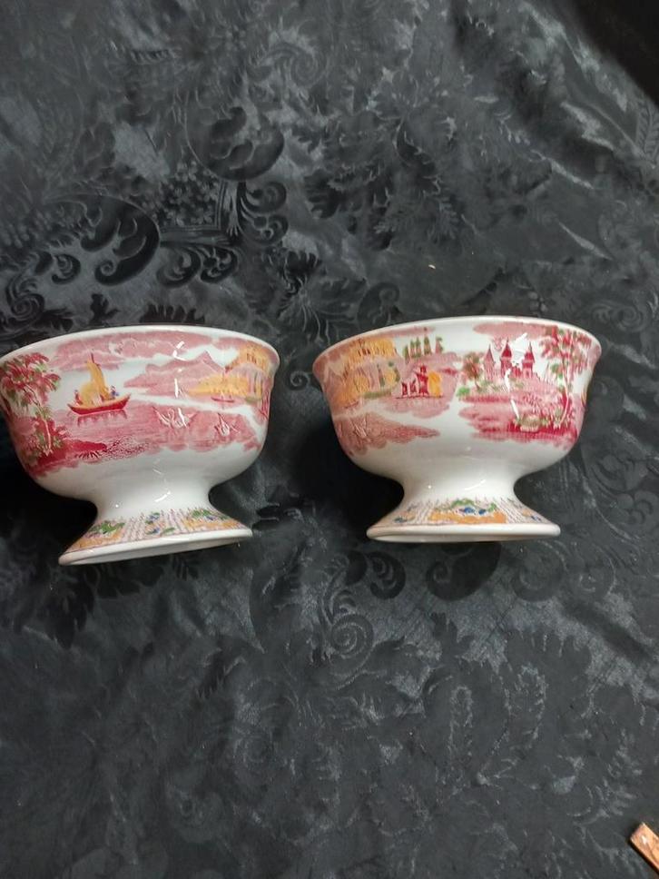 4 kommen petrus regout fancy, Antiek en Kunst, Antiek | Porselein, Ophalen of Verzenden