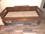 Antieke Javaanse Teakhouten Stationsbank, Ophalen of Verzenden
