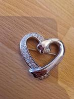 Swarovski broches, 2 stuks: hartvorm en met sterren, Ophalen of Verzenden, Nieuw, Mode-accessoire