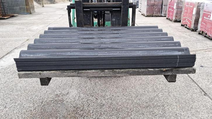 Partijtje golfplaten zwart  12/153x110, Doe-het-zelf en Verbouw, Dakpannen en Dakbedekking, Dakpannen, Steen of Klei, 15 m² of meer